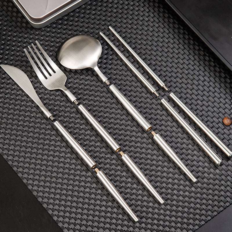 Portable Cutlery Set - Stainless Steel Kitchenile