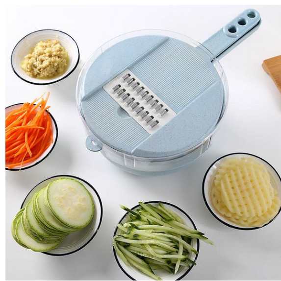Grater with container - For fruits and vegetables Kitchenile