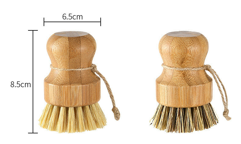 Bamboo Wooden Cleaning Brush - Eco Friendly Kitchenile