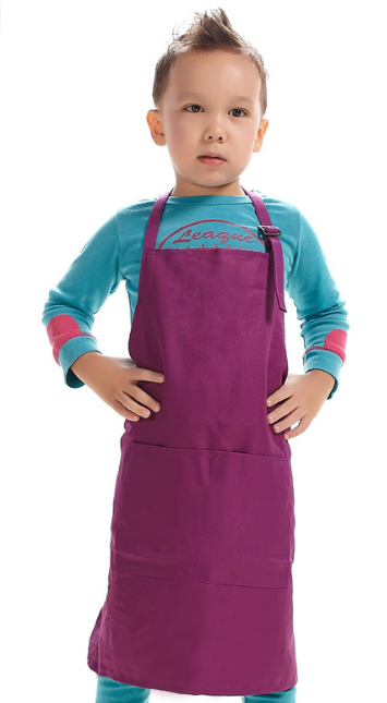 Simple and cute children's apron - Adjustable Kitchenile