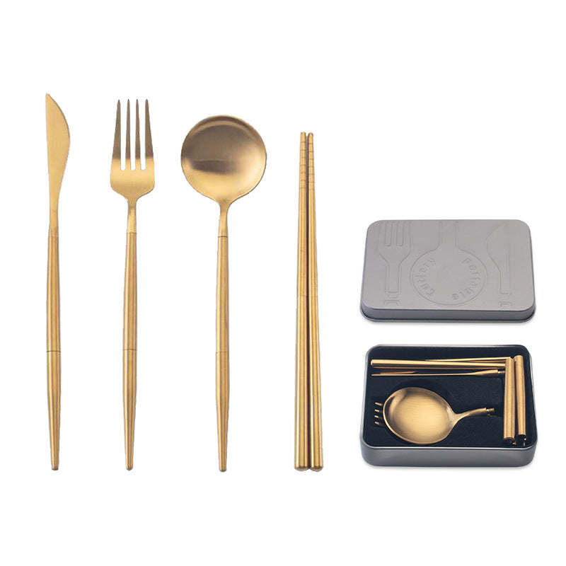 Portable Cutlery Set - Stainless Steel Kitchenile