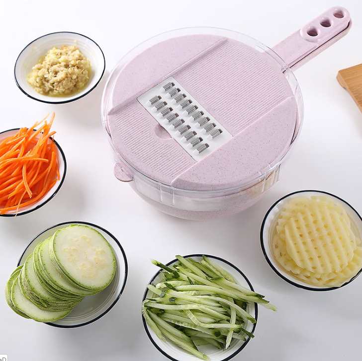 Grater with container - For fruits and vegetables Kitchenile